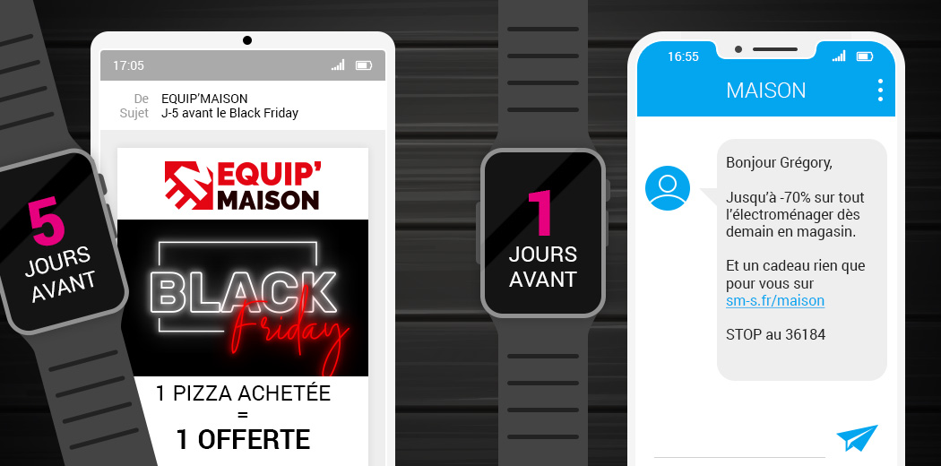 Exemple de campagne marketing pour le Black Friday